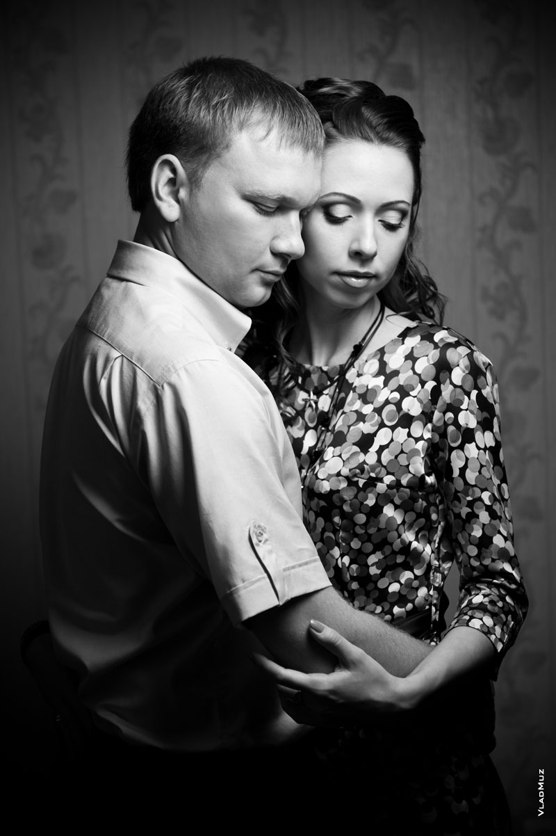 Парный фотопортрет мужчины и женщины
