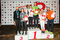 Фото всех призеров и победителей среди мужчин и среди женщин на пьедестале «Ростовской сотки-2021»