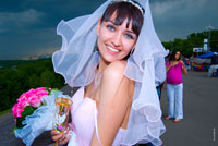 Фотопортрет невесты, красивой и счастливой