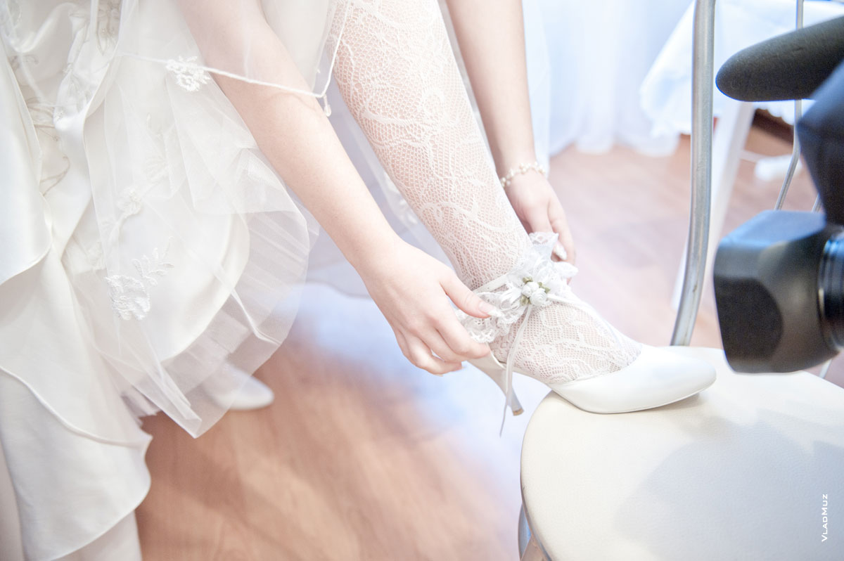 Как надевать свадебное платье