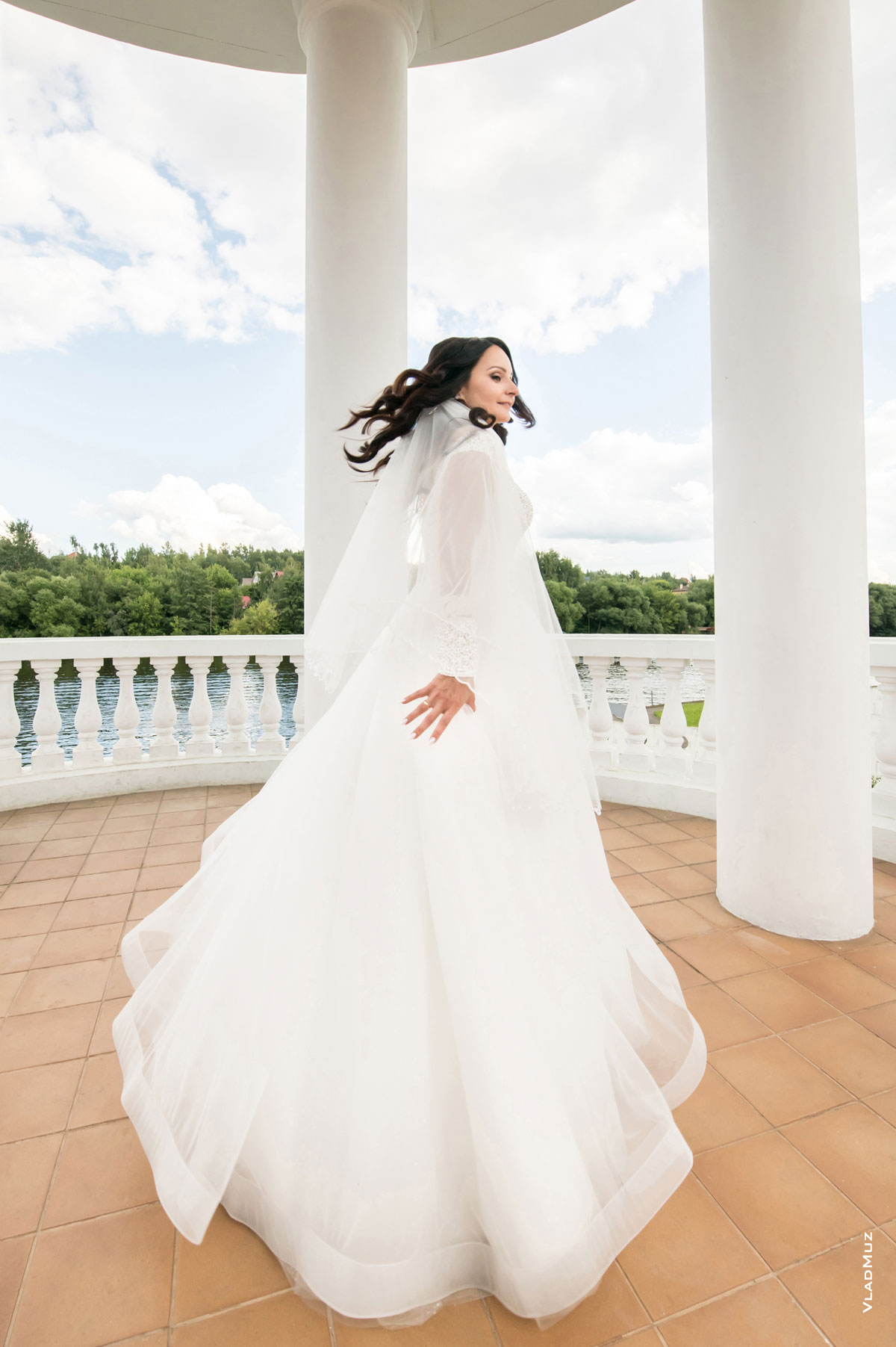 Фото невесты сделано с помощью Nikon 14-24mm f/2.8G