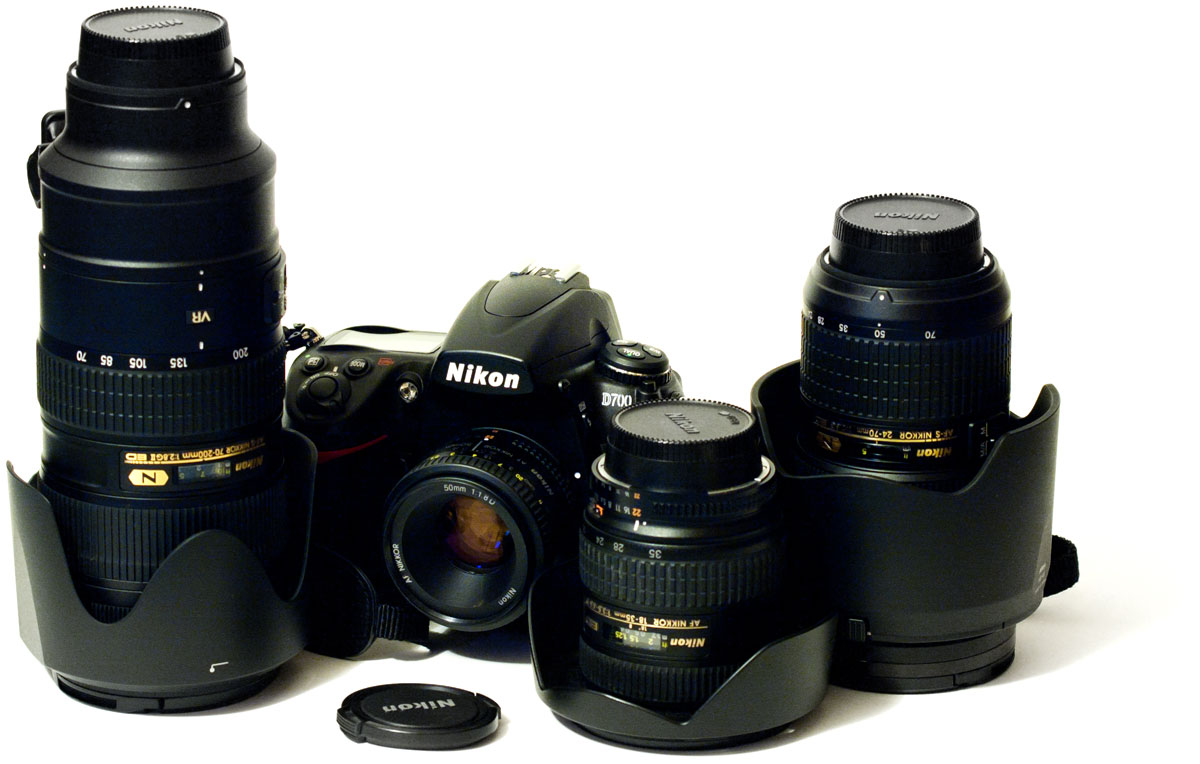 Основной комплект фототехники Никон для профессионального фотографа