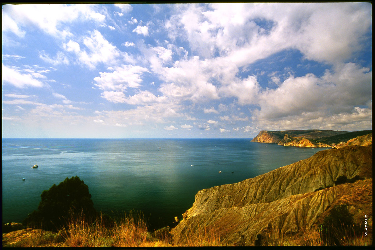 Крым, Балаклава, горный и морской фотопейзаж
