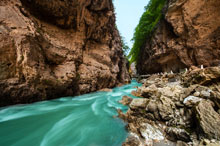 Теснина Чегемского ущелья, Кабардино-Балкария, HD-фотопейзажи