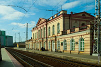 Здание железнодорожного вокзала в Новочеркасске