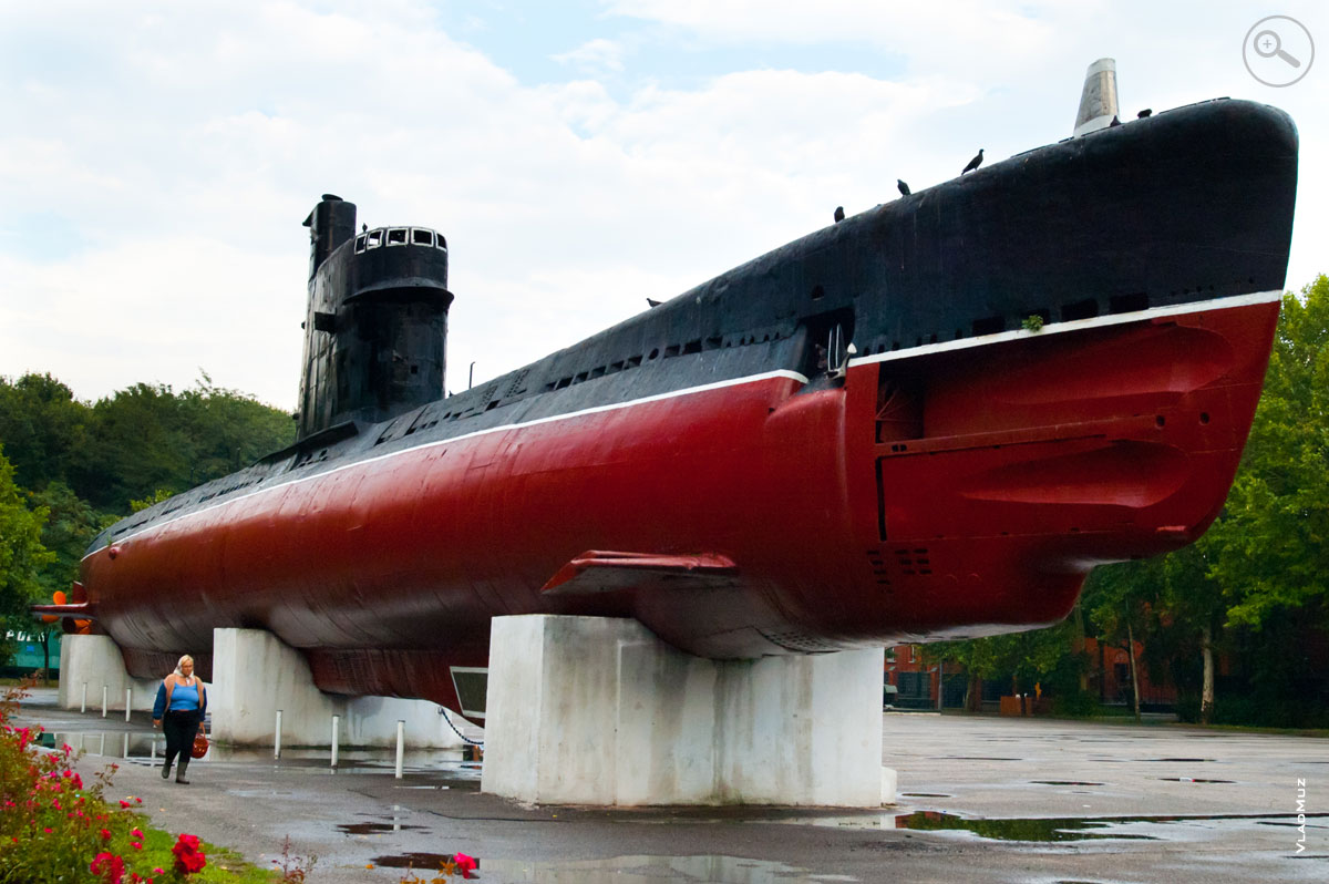 Одесса, 411 батарея. Фотография подводной лодки «Малютка»