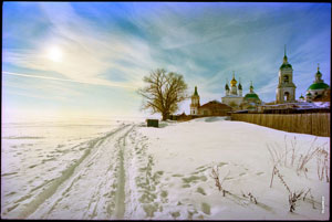 Озеро Неро и Спасо-Яковлевский монастырь в Ростове, зимние фотопейзажи (HD quality)